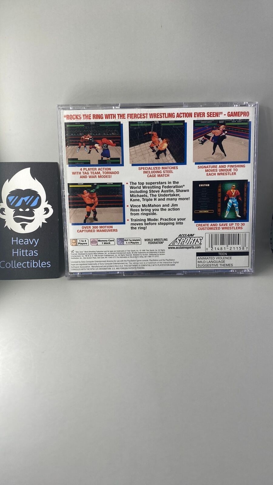 PS1 – WWF War Zone – CIB