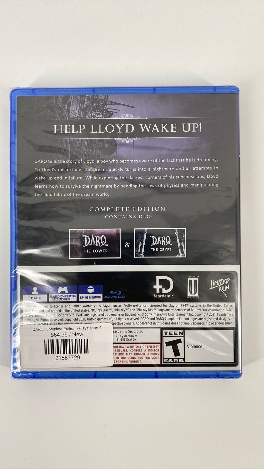 PS4 – DARQ: Complete Edition – New