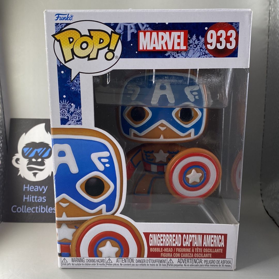 Funko Pop! Marvel Gingerbread Captain America (933)
