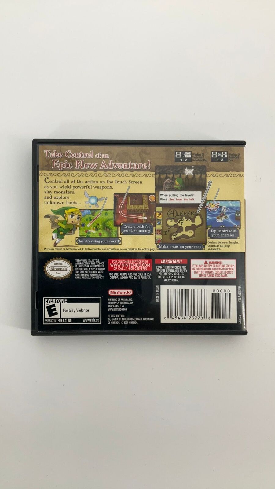 DS – The Legend of Zelda: Phantom Hourglass – CIB