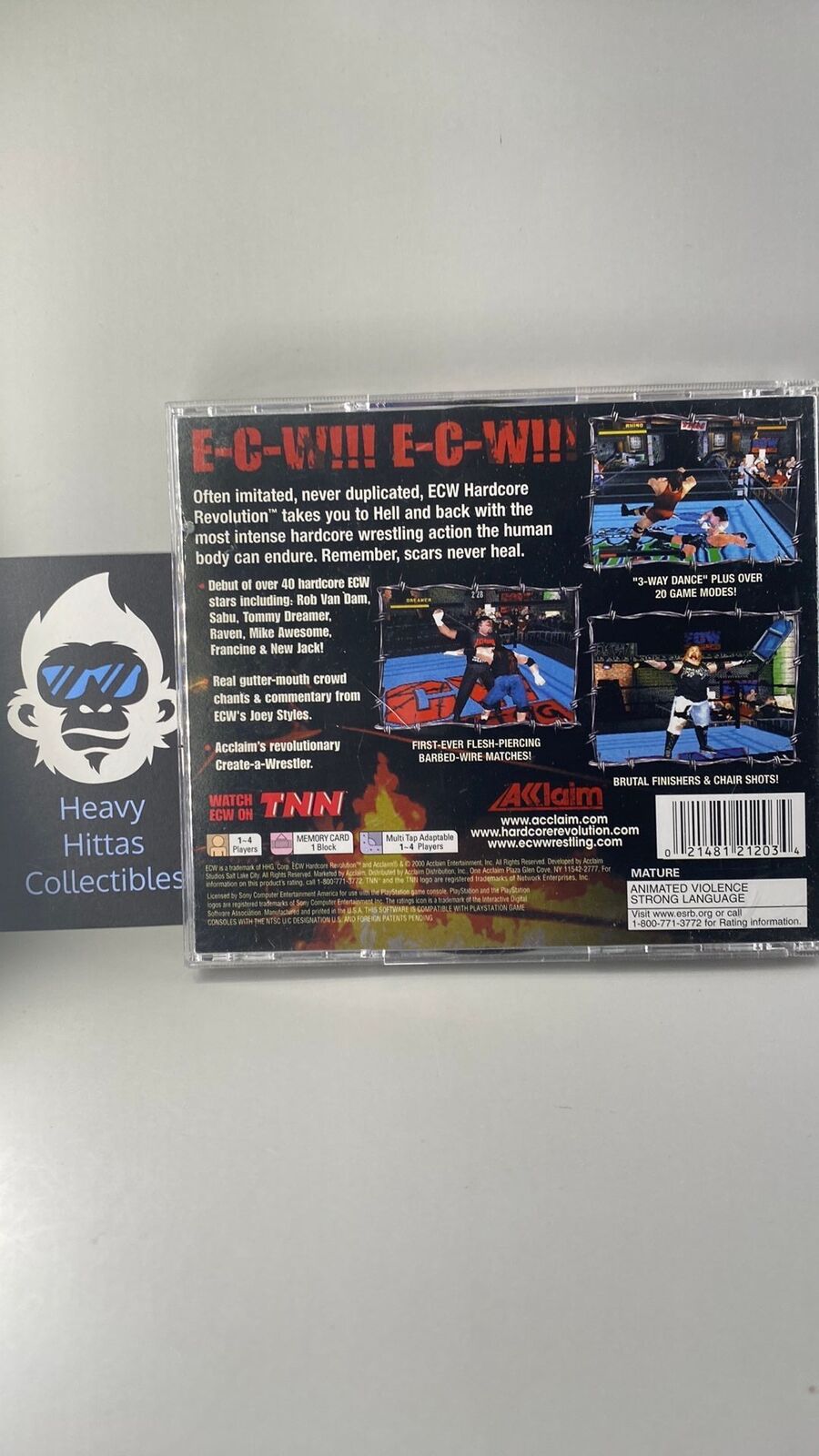 PS1 – ECW Hardcore Revolution – CIB