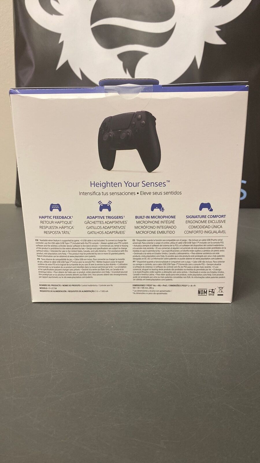 PS5 - DualSense Wireless Controller - Midnight Black - New