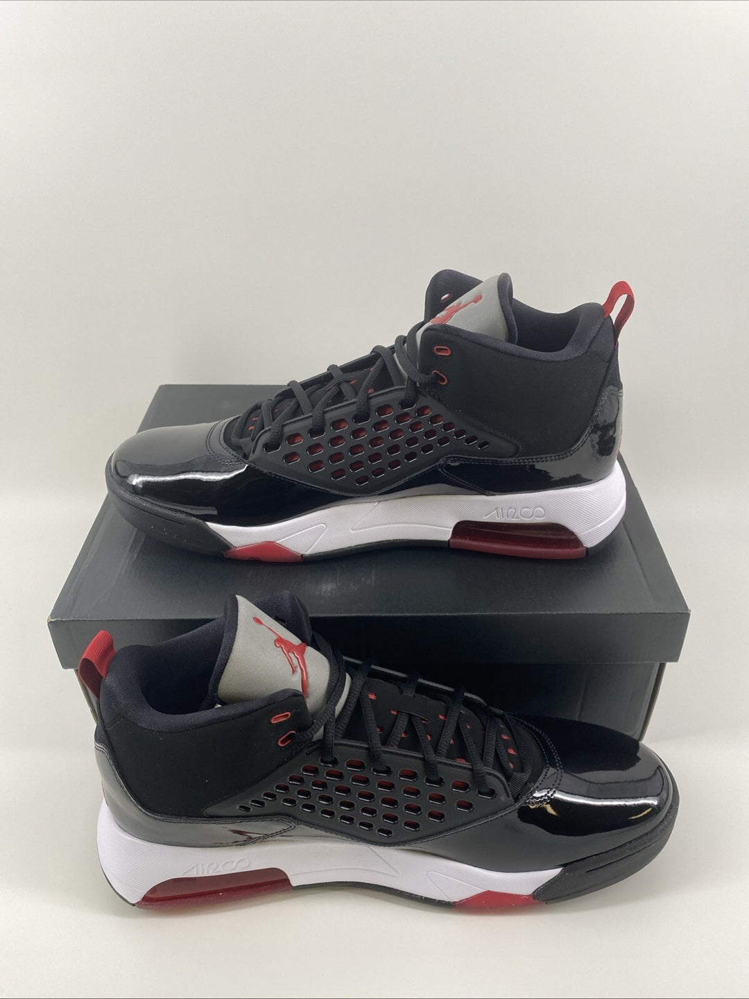 New Size 15 Men's Nike Men's Jordan Maxin 200 Black/Red/White  CD6107 001