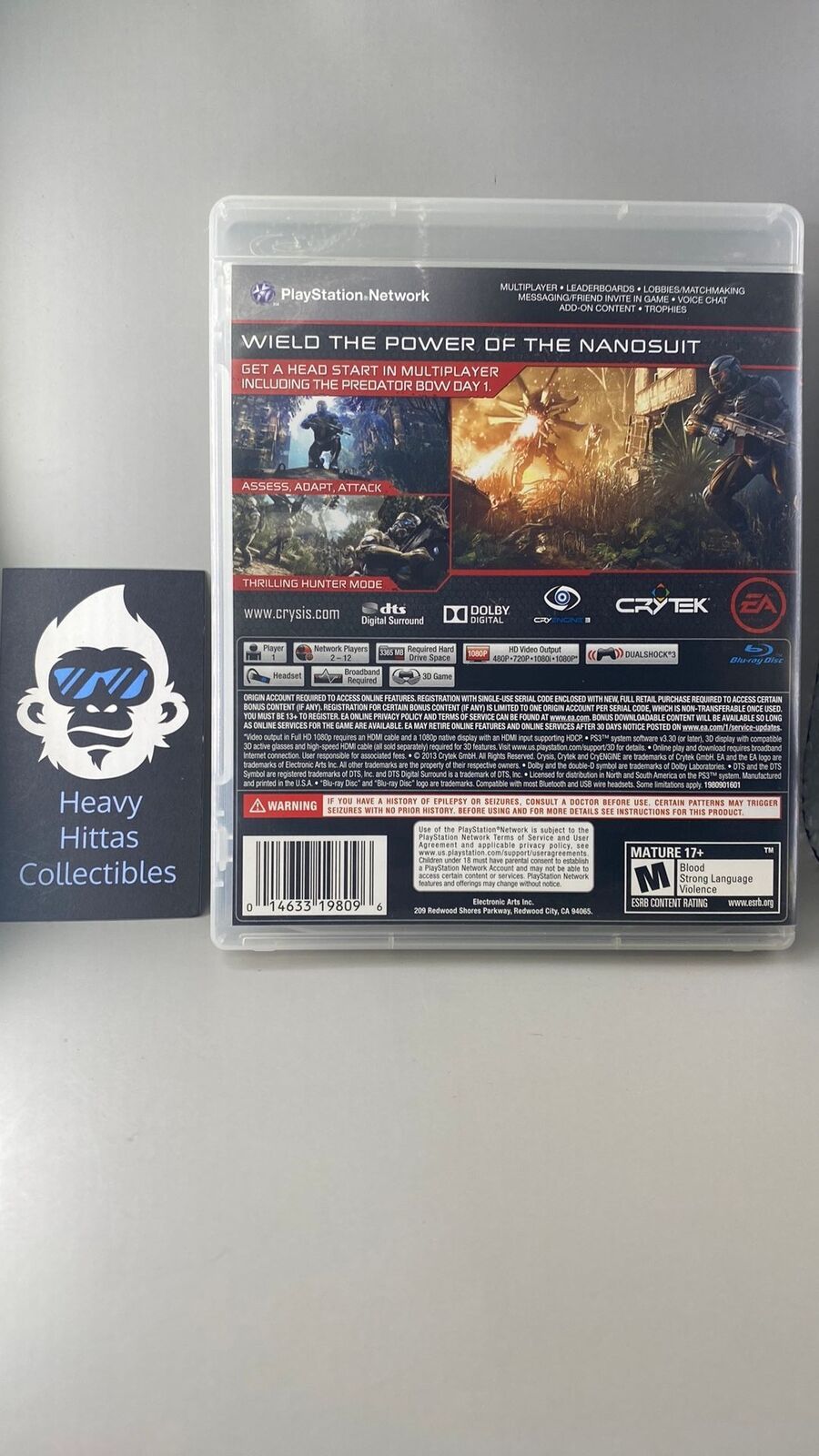 PS3 – Crysis 3: Hunter Edition – CIB
