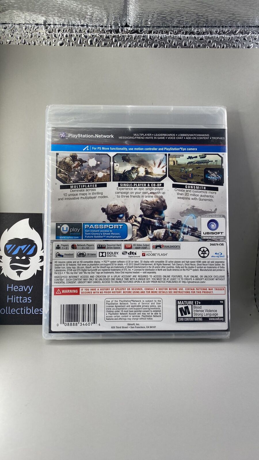 PS3 – Tom Clancy's Ghost Recon: Future Soldier – New