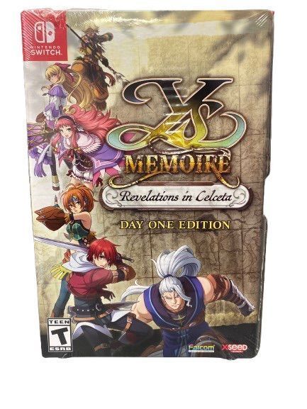 Switch – Ys Memoire: Revelations in Celceta Day One Edition – New