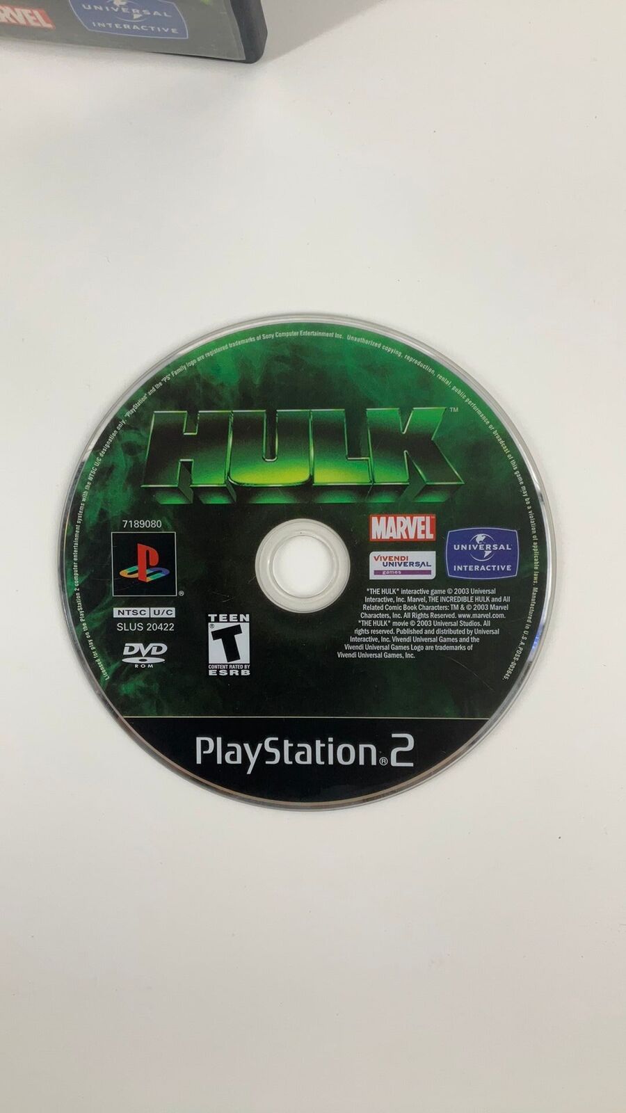 PS2 – Hulk – CIB