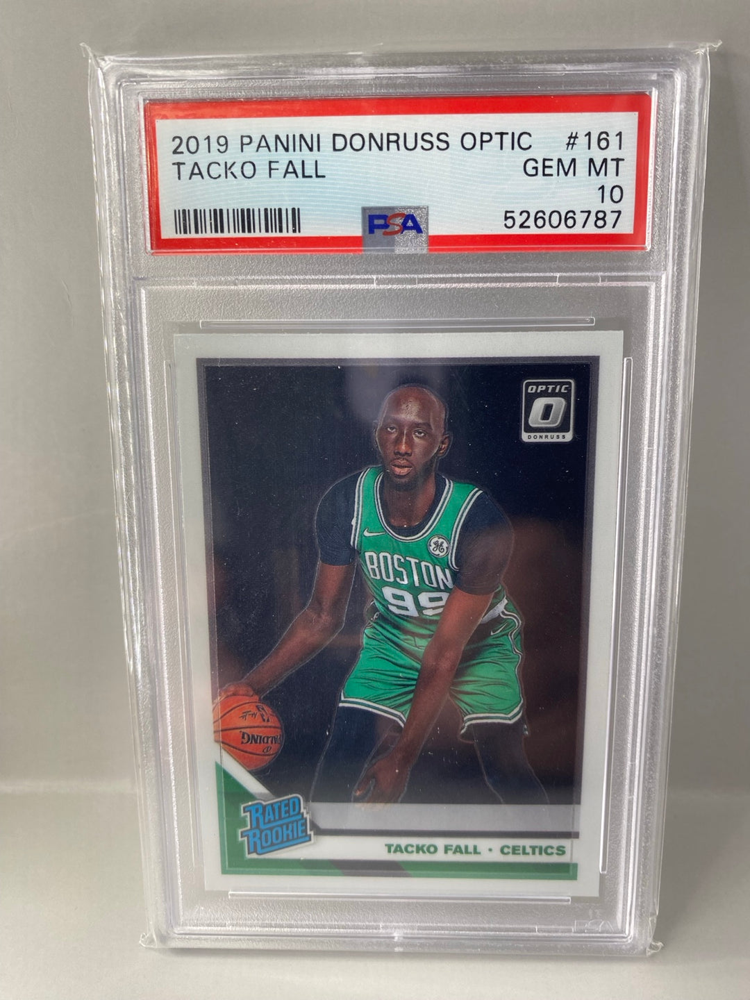 2019 Panini Donruss Optic Tacko Fall #161 Rated Rookie PSA 10 front
