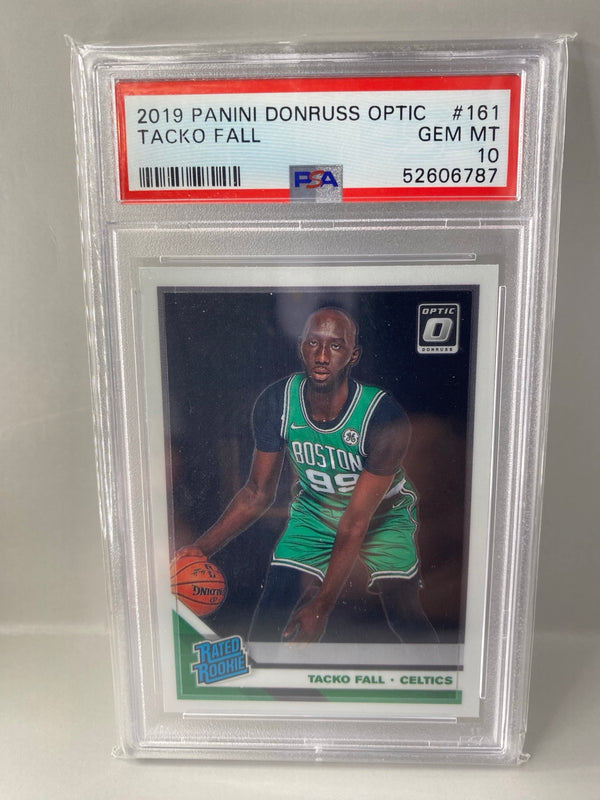 2019 Panini Donruss Optic Tacko Fall #161 Rated Rookie PSA 10 front