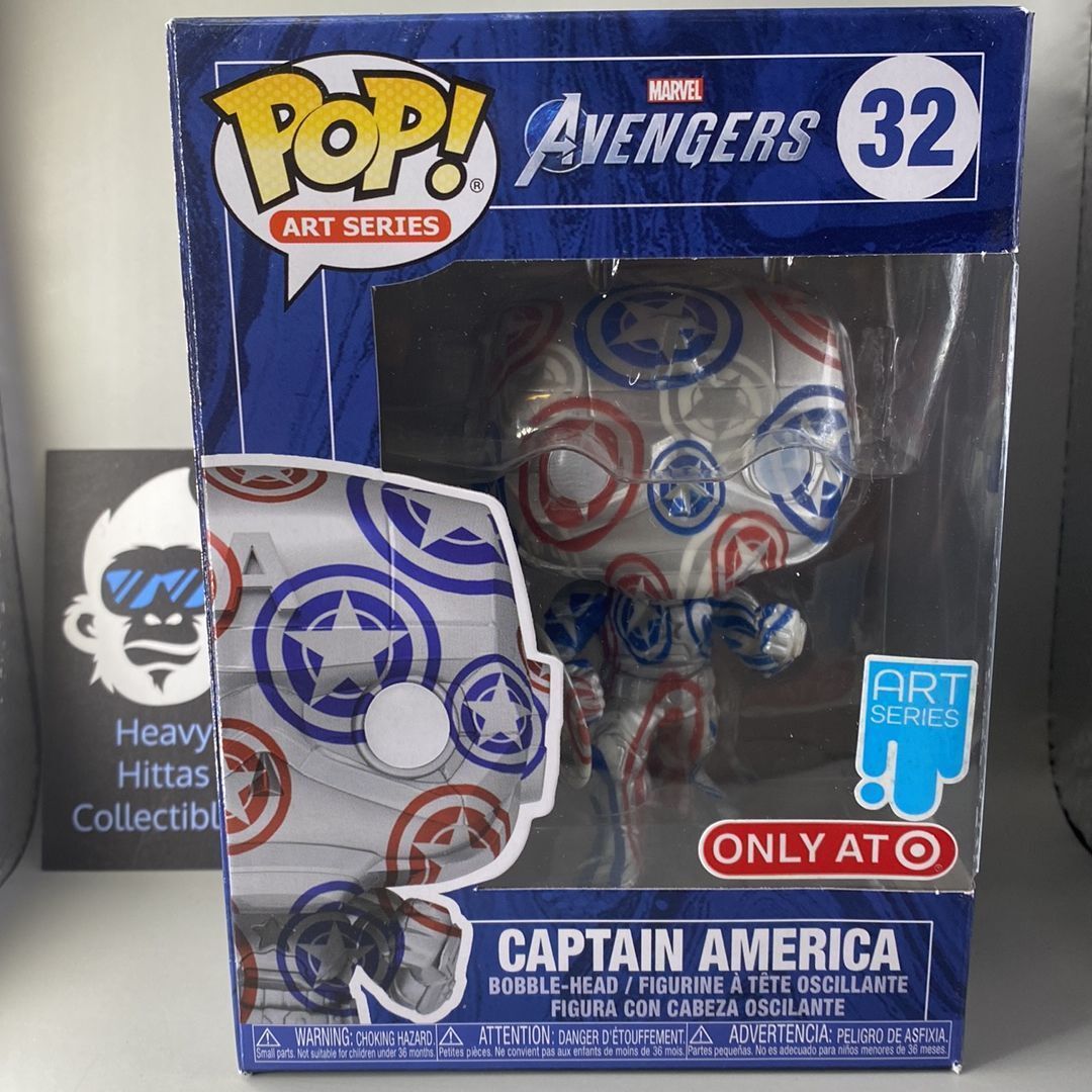 Funko Pop! Art Series Marvel Avenger Captain America (32)