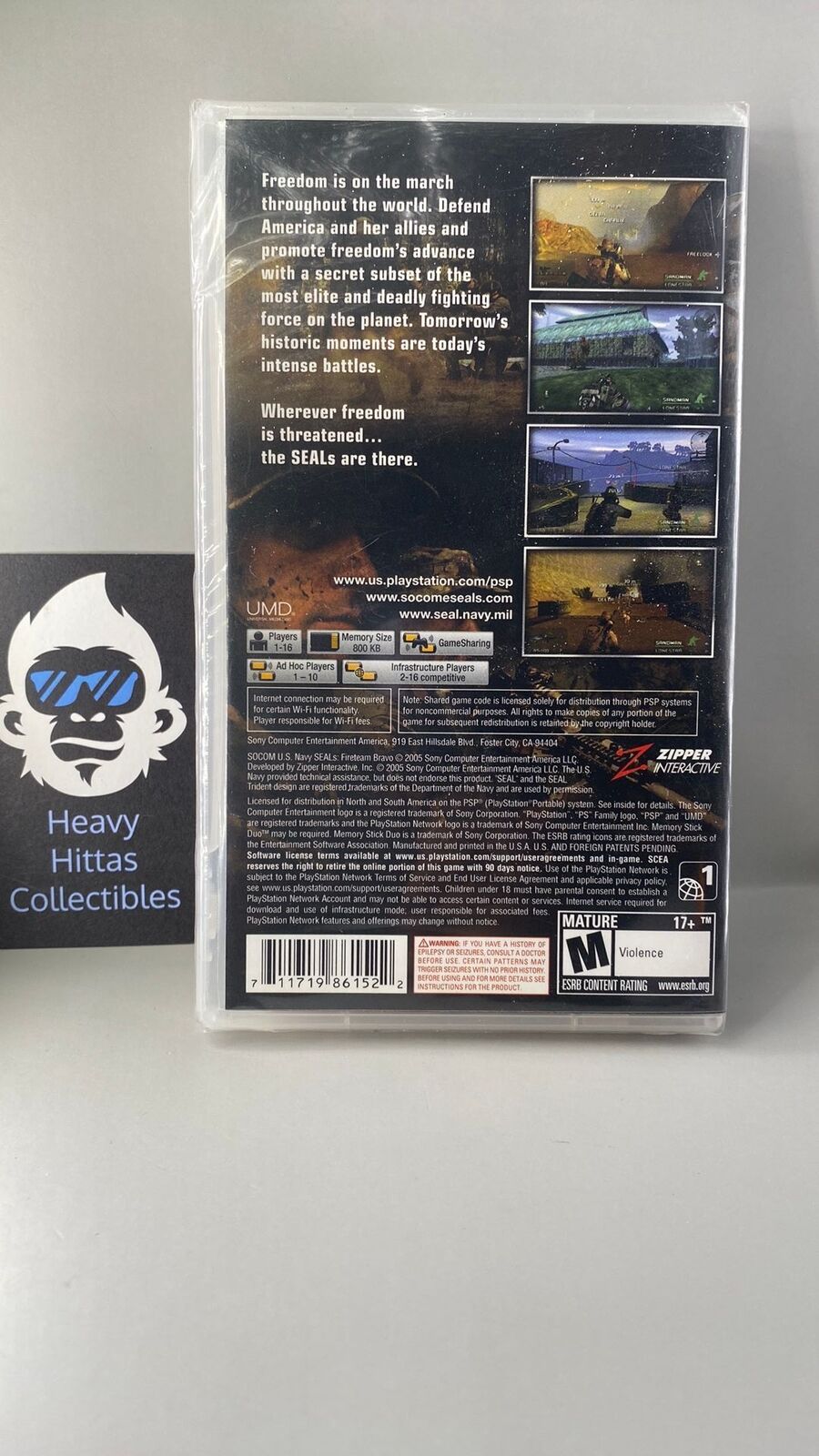 PSP – SOCOM: U.S. Navy SEALs Fireteam Bravo – New