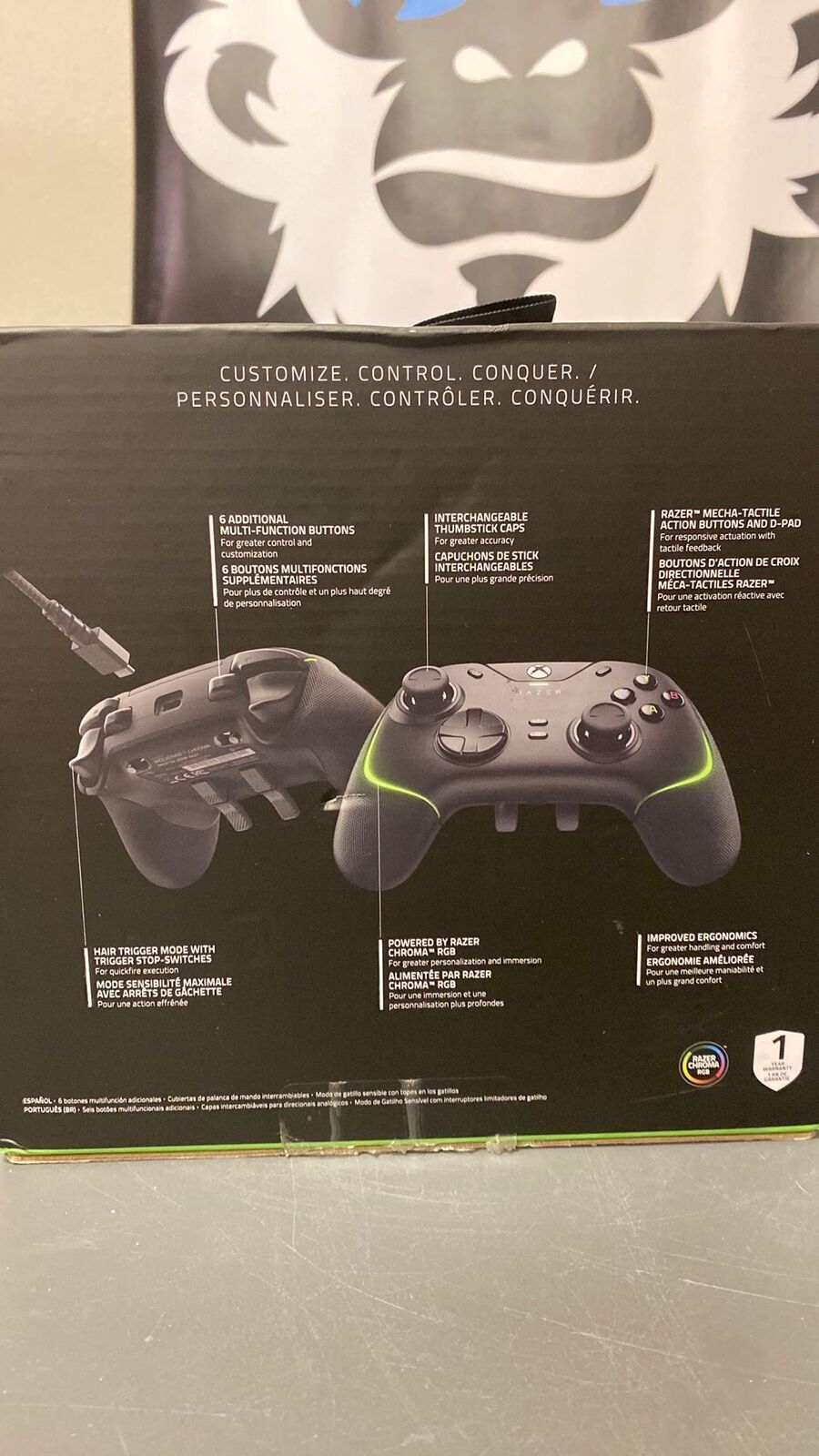 Xbox One / Xbox Series X|S - Razer Wolverine V2 Chroma Controller - Open Box