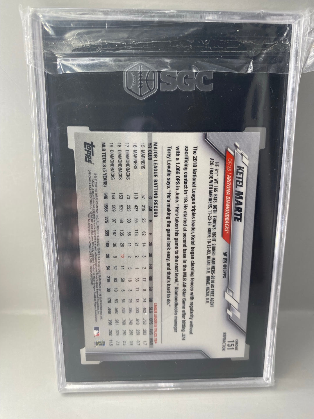 Ketel Marte SGC 10 back