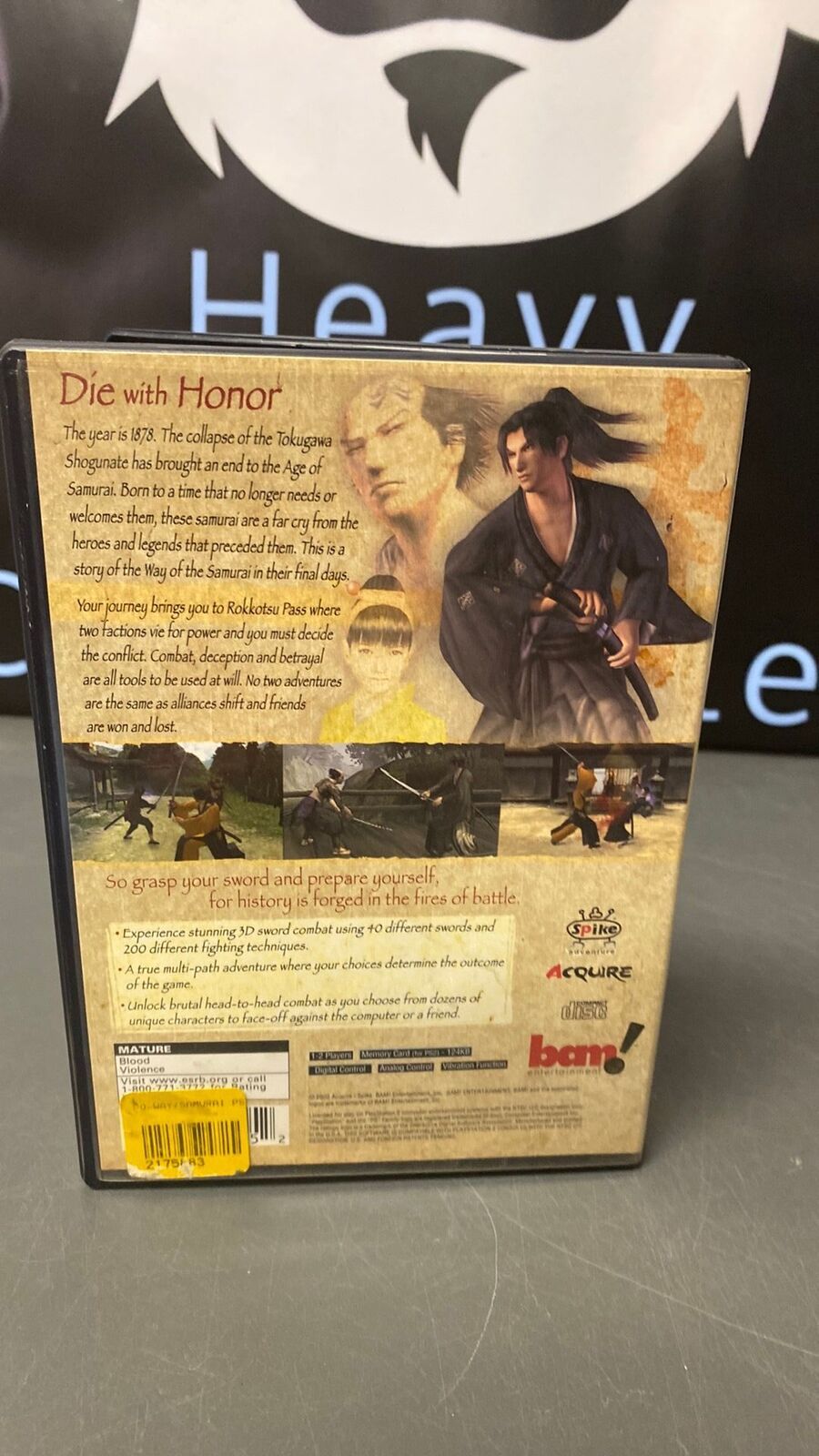 PS2 – Way of the Samurai – CIB