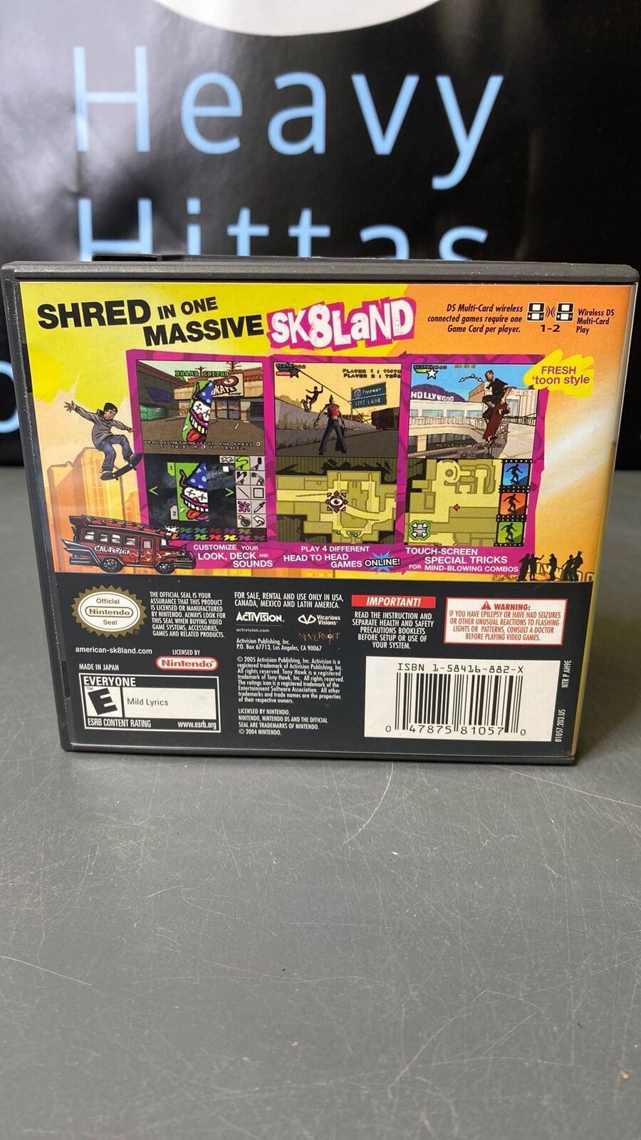 DS – Tony Hawk’s American Skateland – CIB