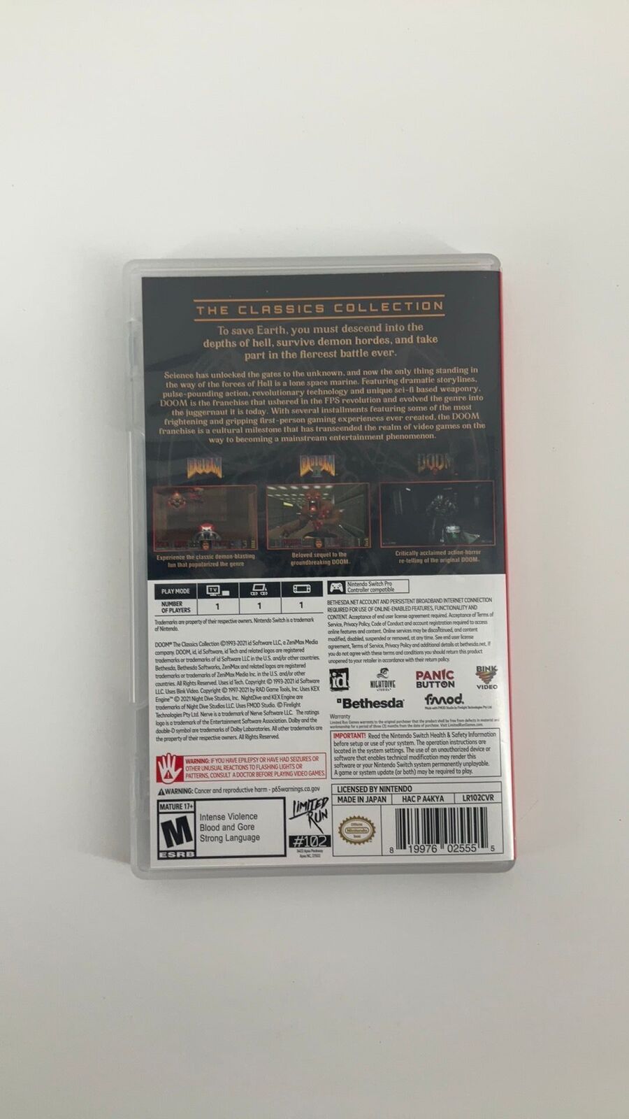 Switch – DOOM (Limited Run #102) – CIB