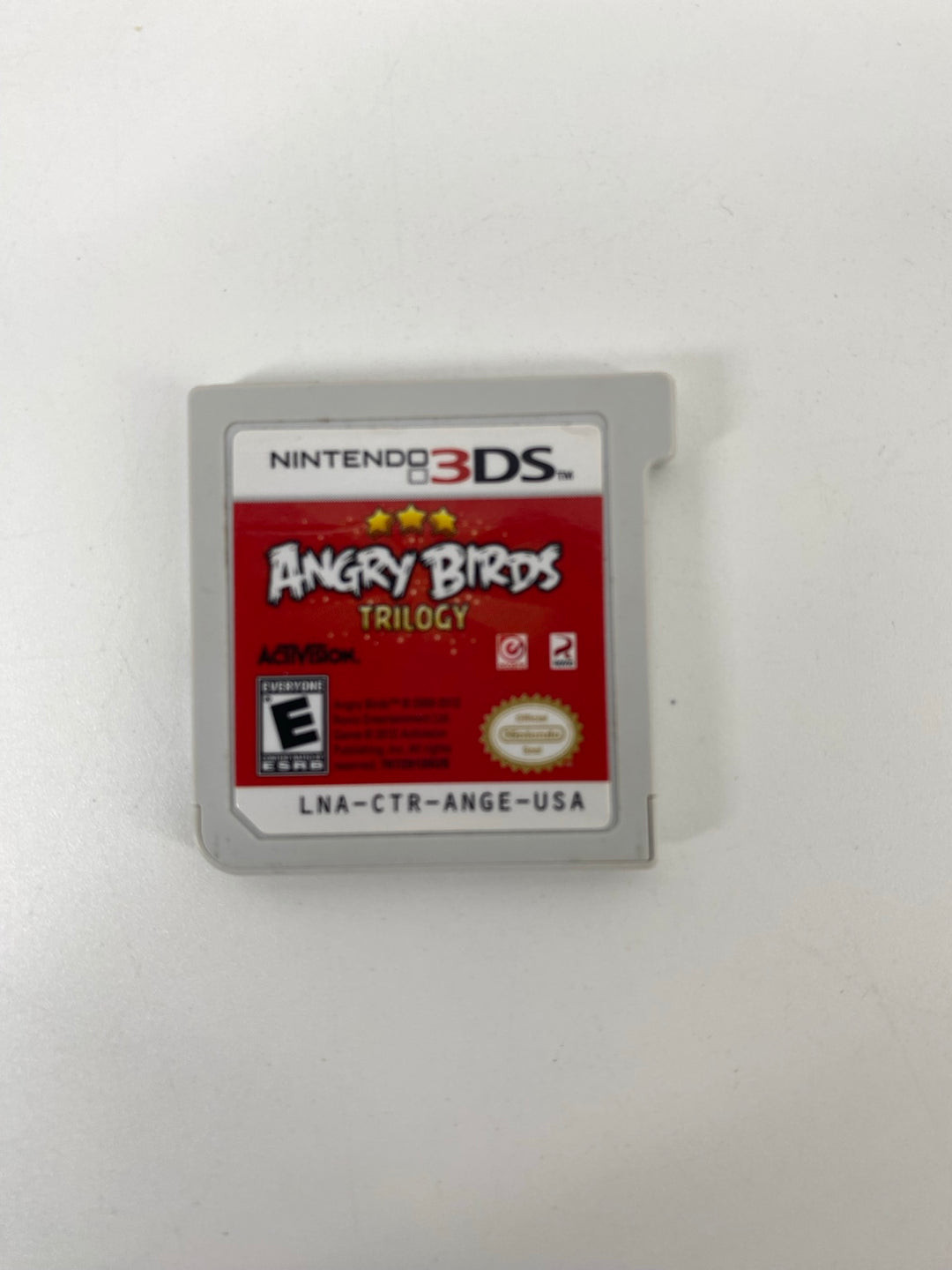 Nintendo 3DS Angry Birds Trilogy cartridge front