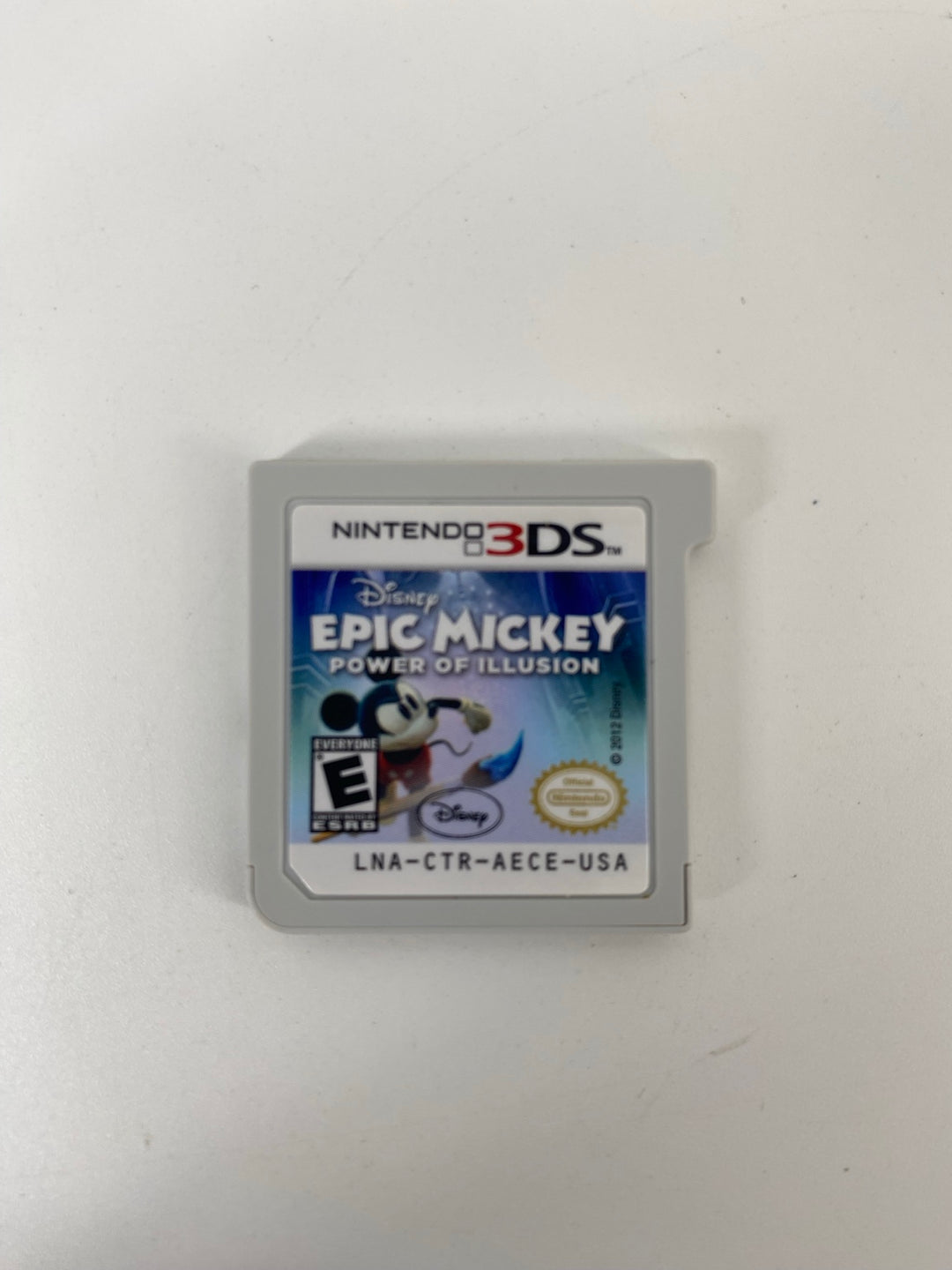 Disney Epic Mickey Power of Illusion Nintendo 3DS game cartridge front