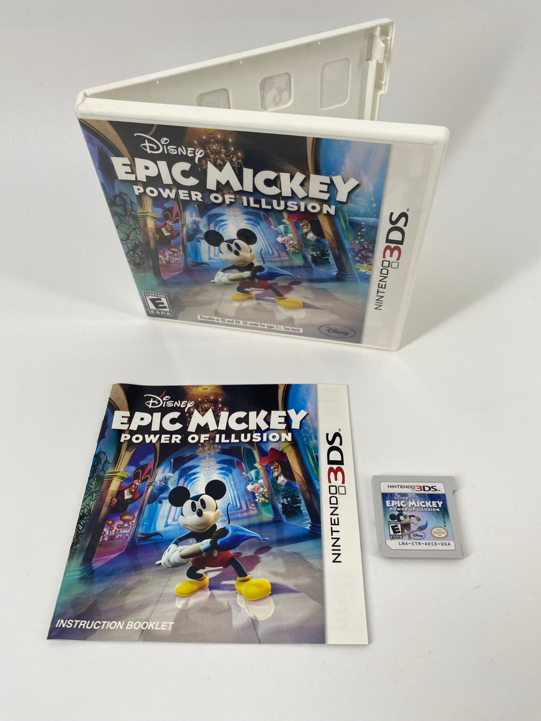 Nintendo 3DS Disney Epic Mickey Power of Illusion complete with case manual and cartridge