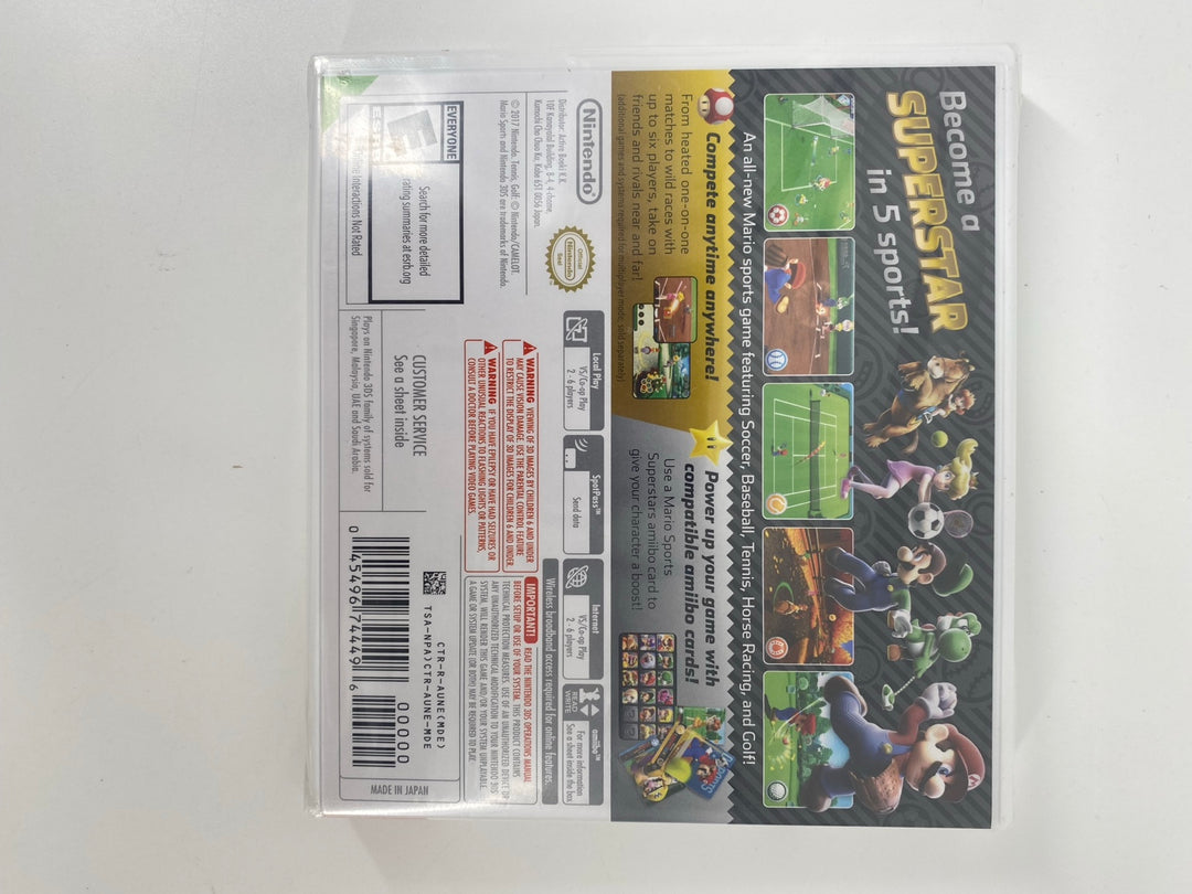 Nintendo 3DS Mario Sports Superstars new sealed back cover MDE version