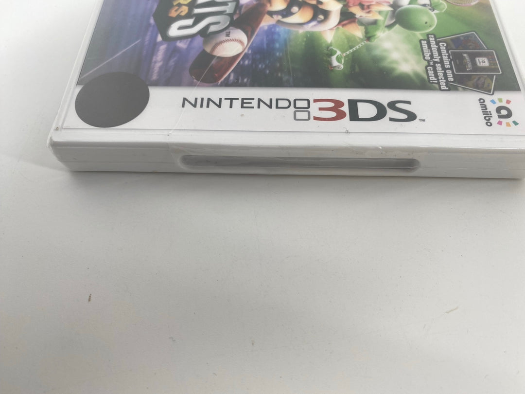 Nintendo 3DS Mario Sports Superstars sealed case edge showing wrap condition