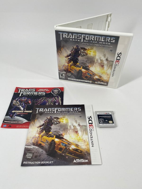 Transformers Dark of the Moon Stealth Force Edition Nintendo 3DS complete with case cartridge manual and insert actual item