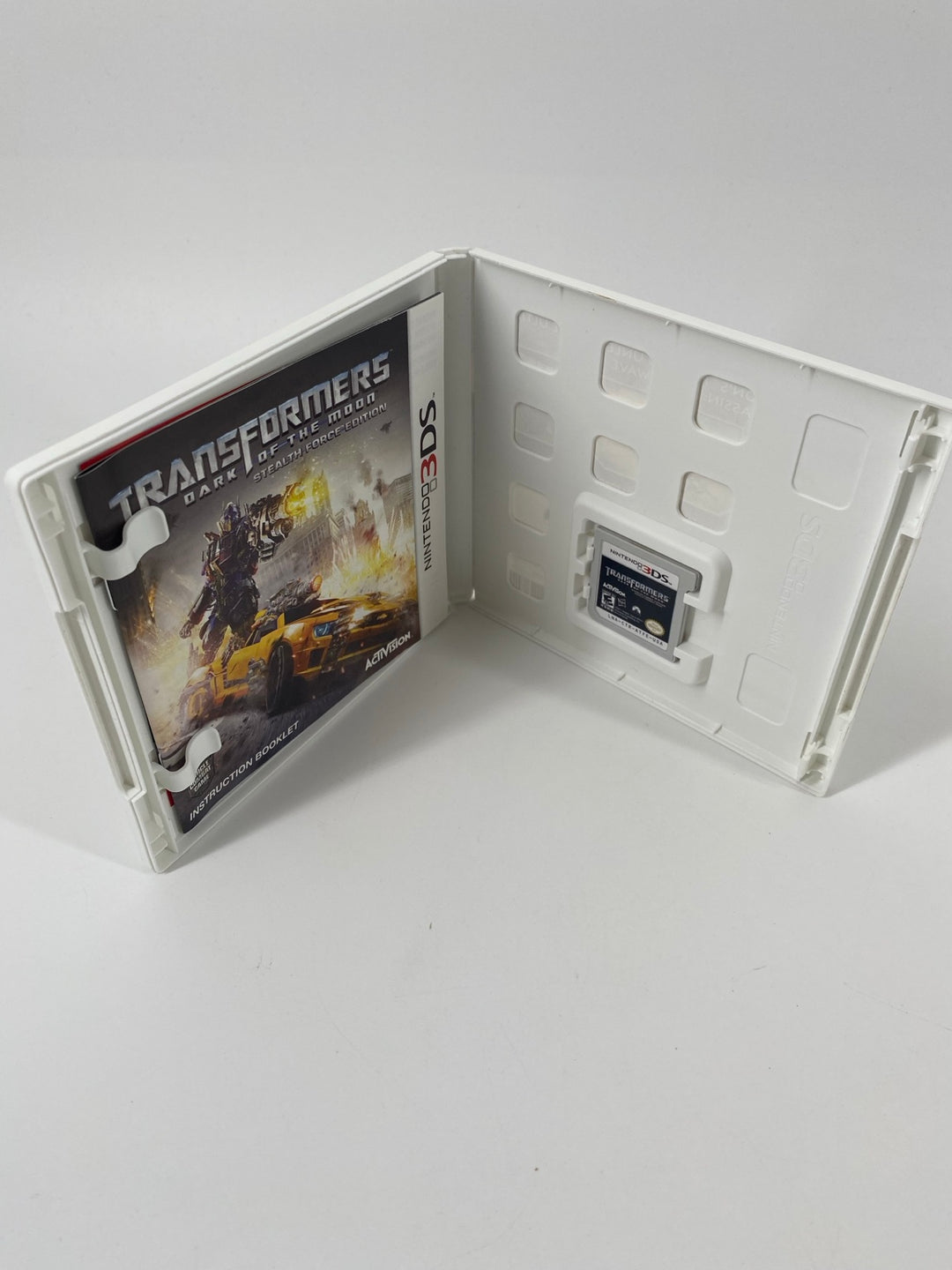 Transformers Dark of the Moon Stealth Force Edition Nintendo 3DS inside case with manual and cartridge actual item