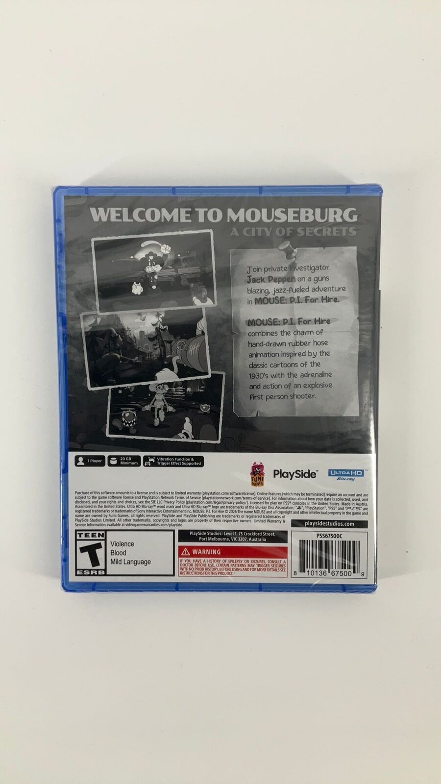 PS5 – MOUSE: P.I. for Hire – New