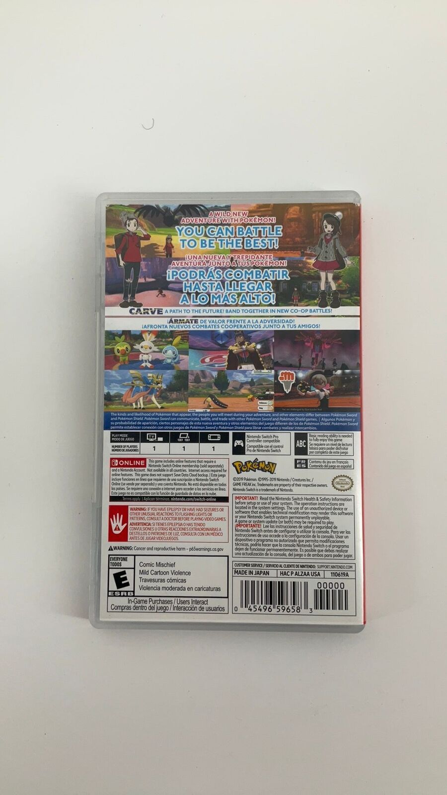 Switch – Pokémon Sword – CIB