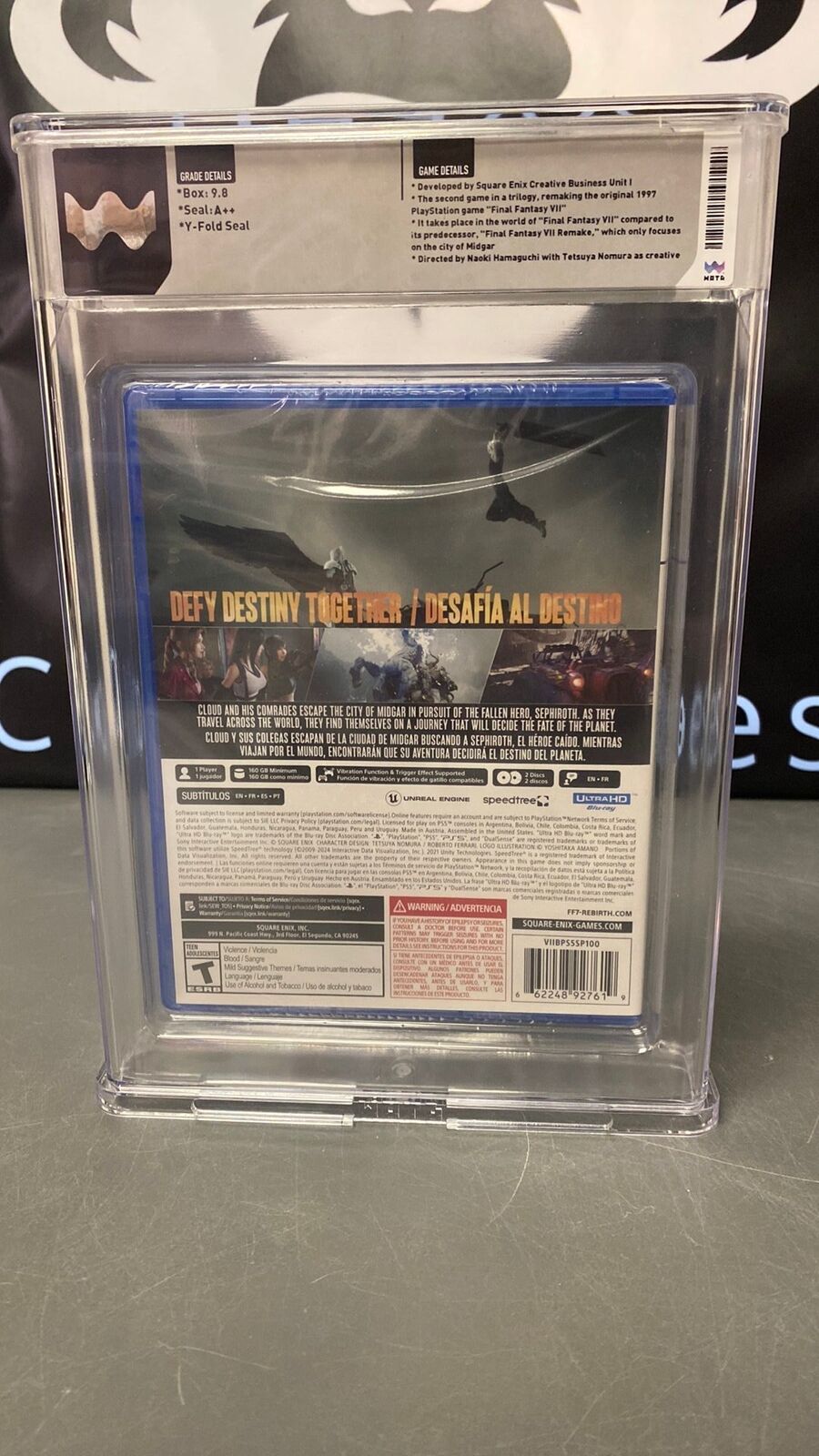 PS5 – Final Fantasy VII Rebirth – WATA 9.8 A++
