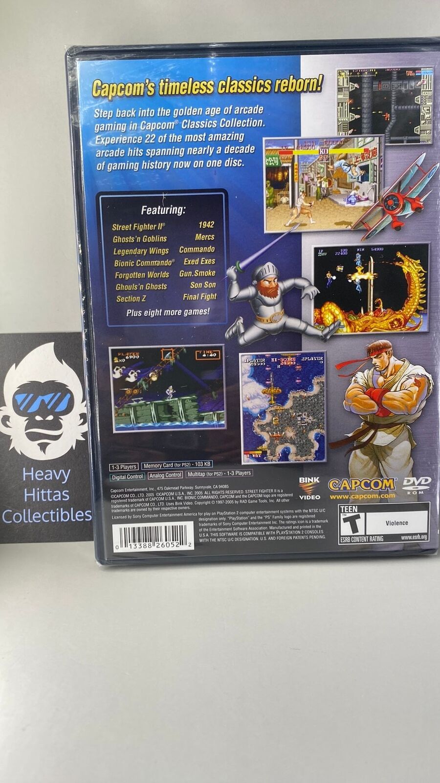PS2 – Capcom Classics Collection Volumes 1 & 2 – New