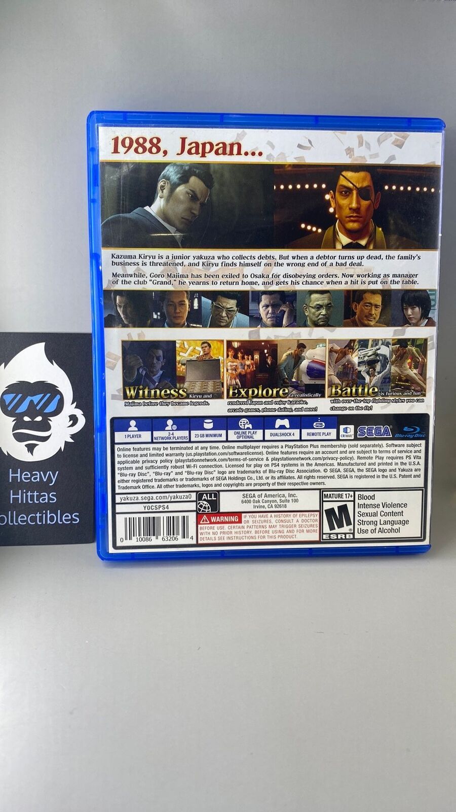 PS4 – Yakuza 0 – CIB