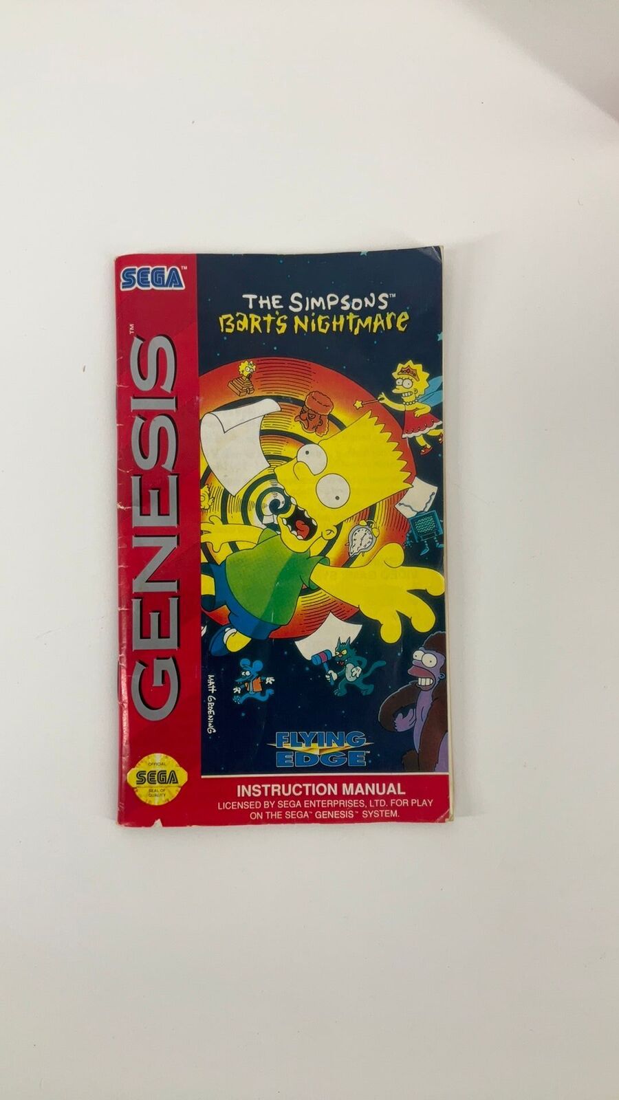 Genesis – The Simpsons: Bart’s Nightmare – CIB