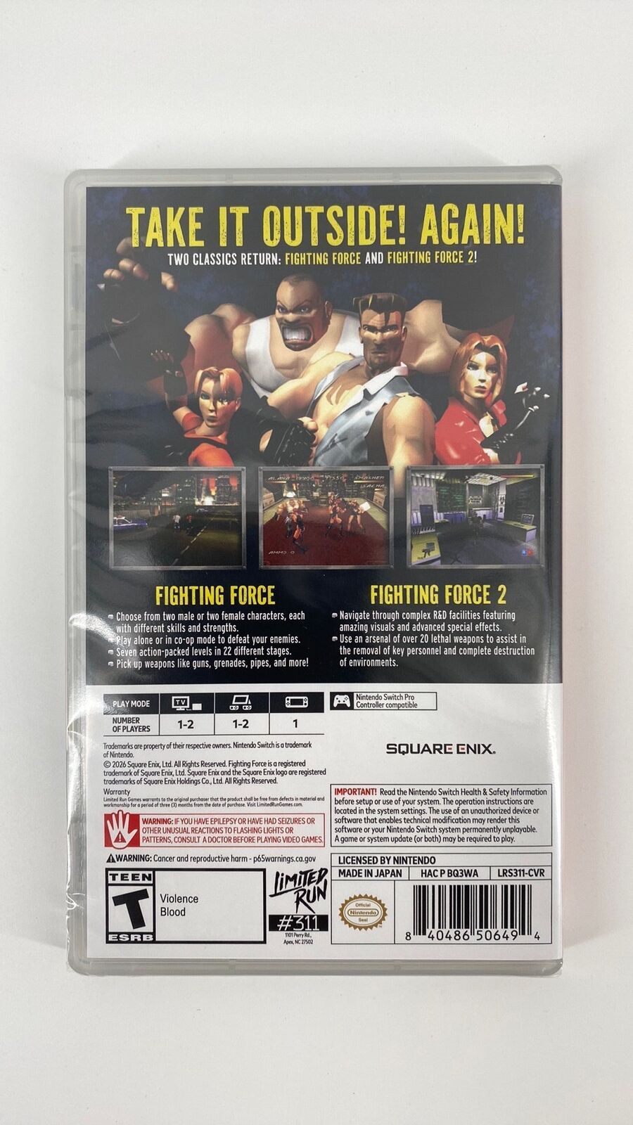 Switch – Fighting Force Collection (Limited Run) – New