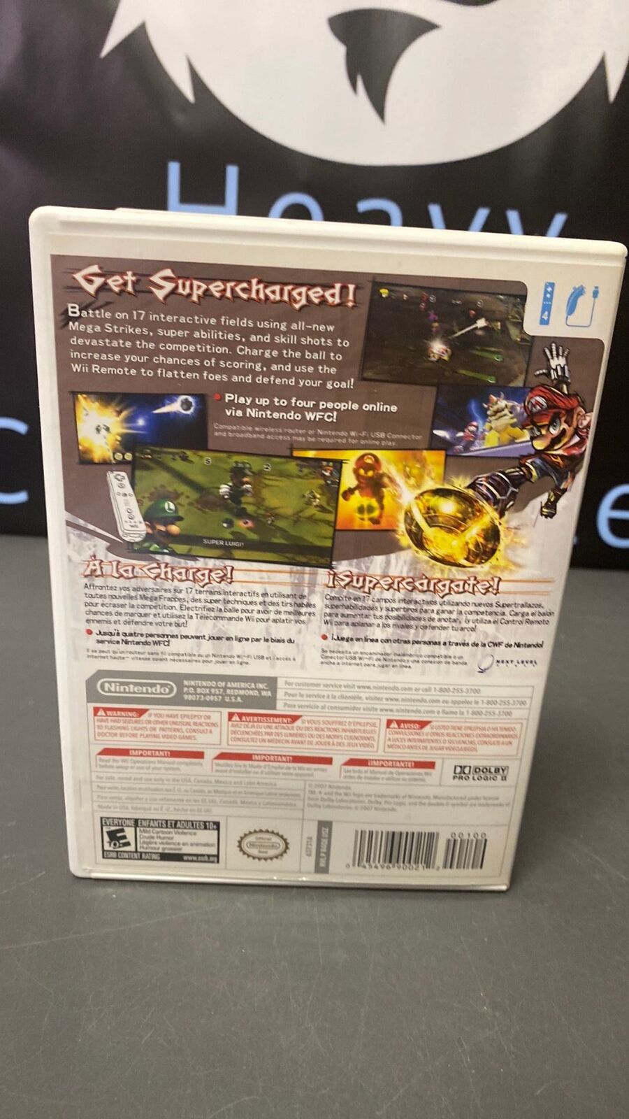 Wii - Mario Strikers Charged - CIB