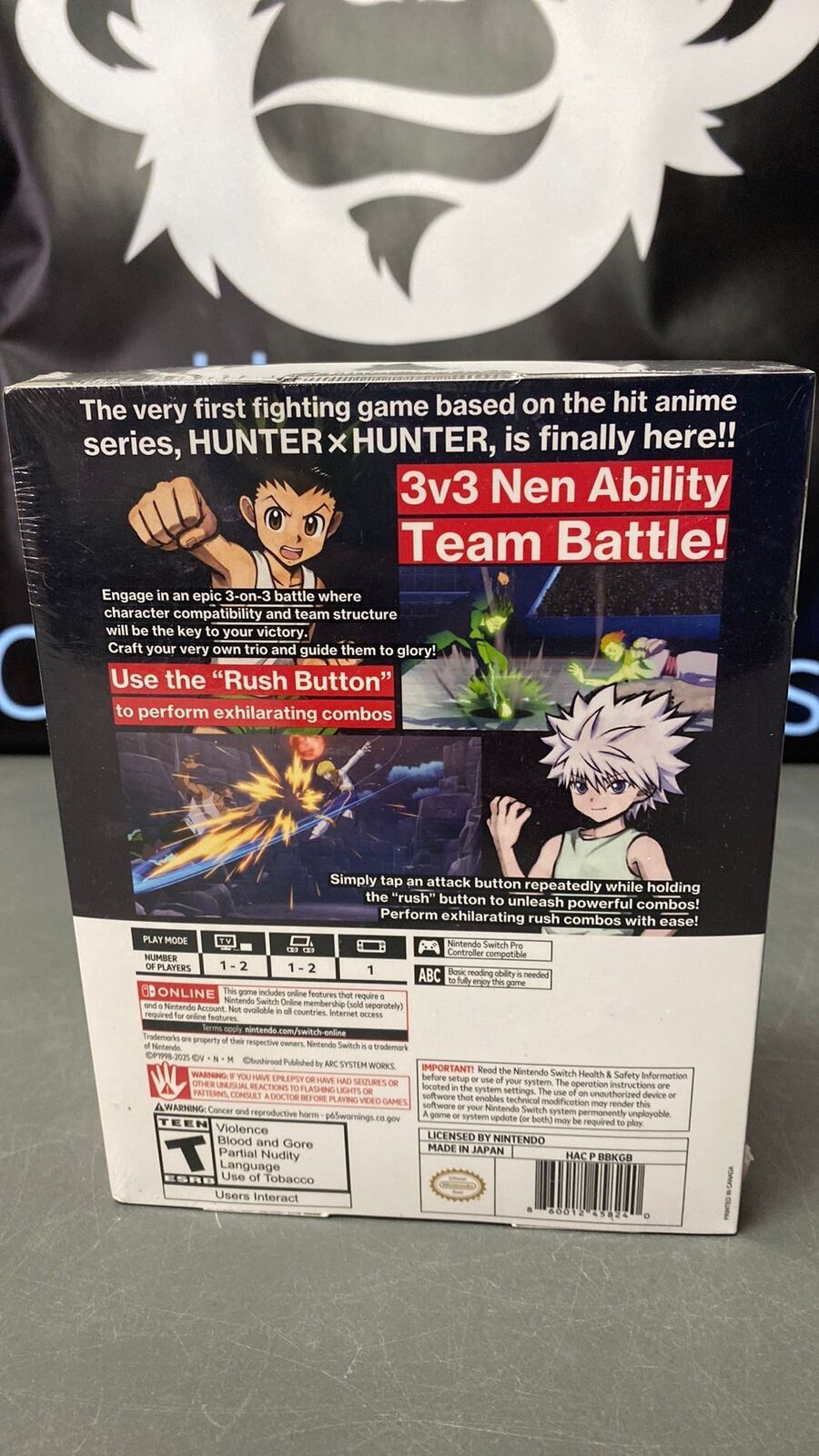 Switch – Hunter x Hunter: Nen x Impact Limited Edition – New