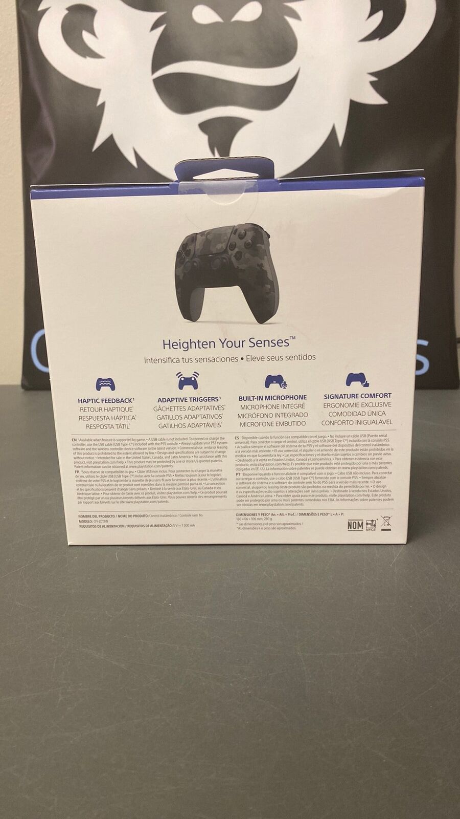 PS5 - DualSense Wireless Controller - Gray Camouflage - New