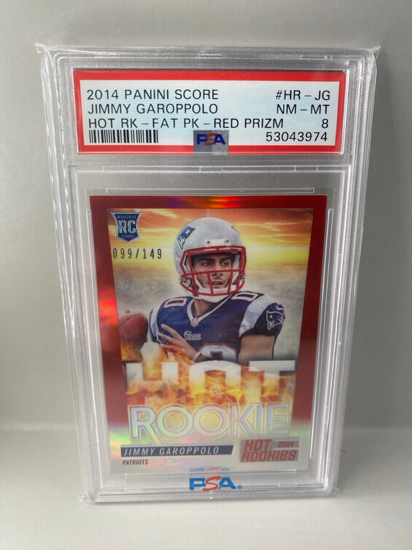 Jimmy Garoppolo PSA 8 front