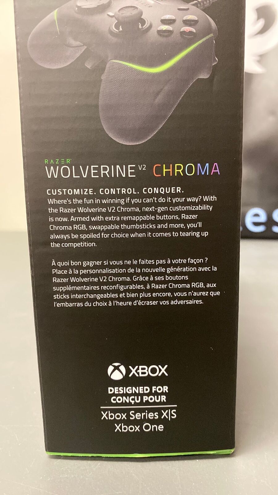 Xbox One / Xbox Series X|S - Razer Wolverine V2 Chroma Controller - Open Box