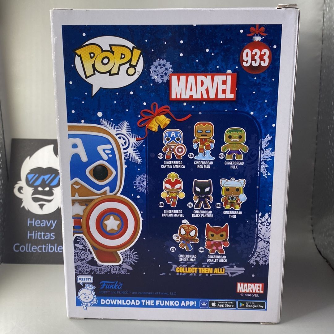 Funko Pop! Marvel Gingerbread Captain America (933)