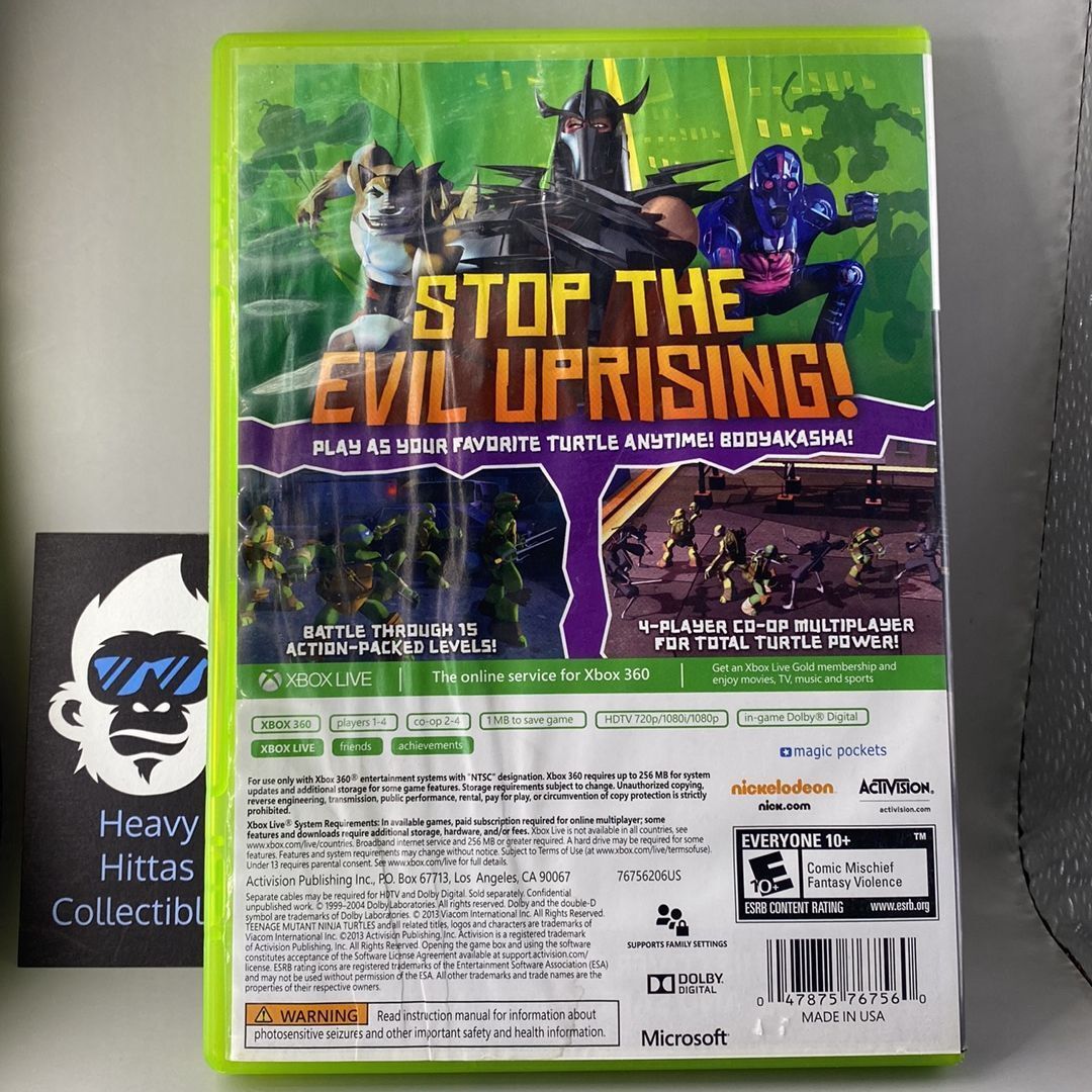 Xbox 360 - Teenage Mutant Ninja Turtles - Missing Manual