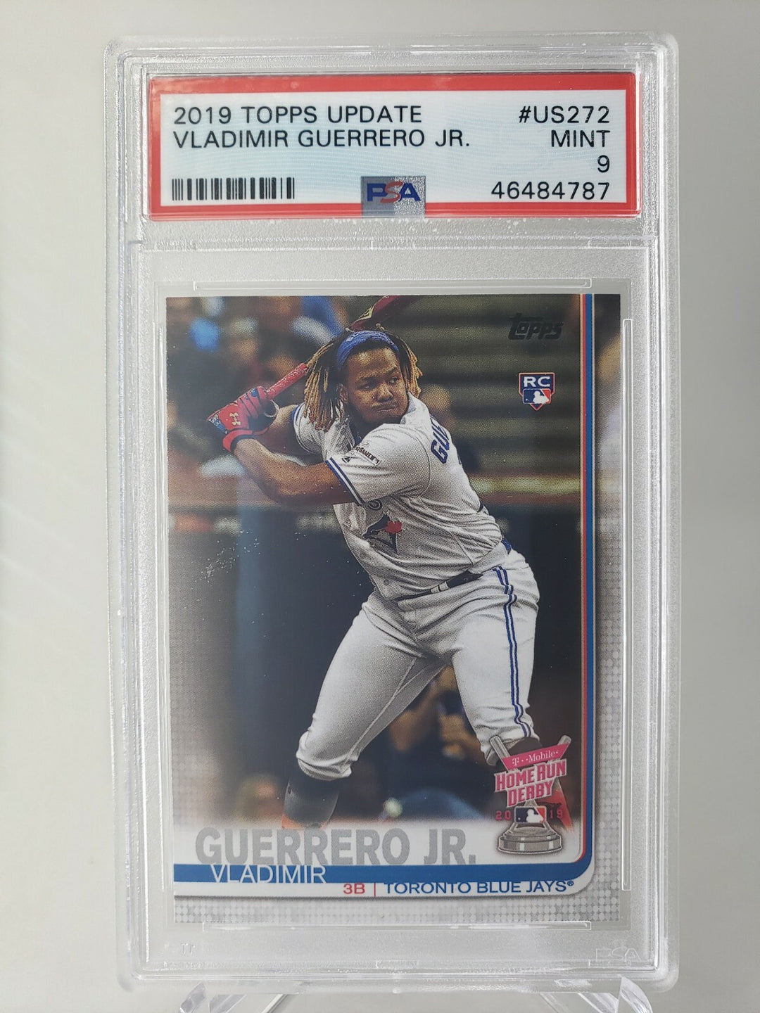 2019 TOPPS UPDATE VLADIMIR GUERRERO JR. ROOKIE CARD #US272 PSA 9 MINT