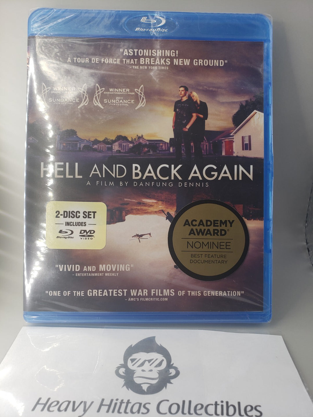 New Sealed Hell and Back Again 2011 Blu Ray and DVD 2 Disc Set Nathan Harris