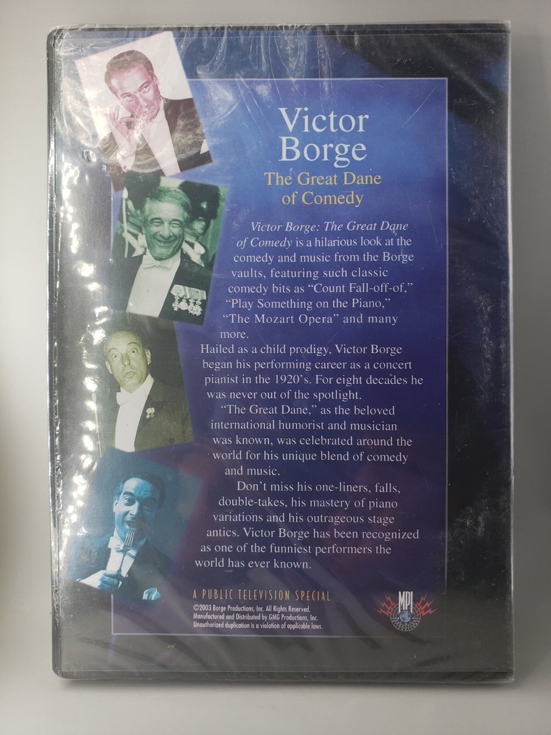 New Sealed Victor Borge: The Great Dane Of Comedy Free Shipping