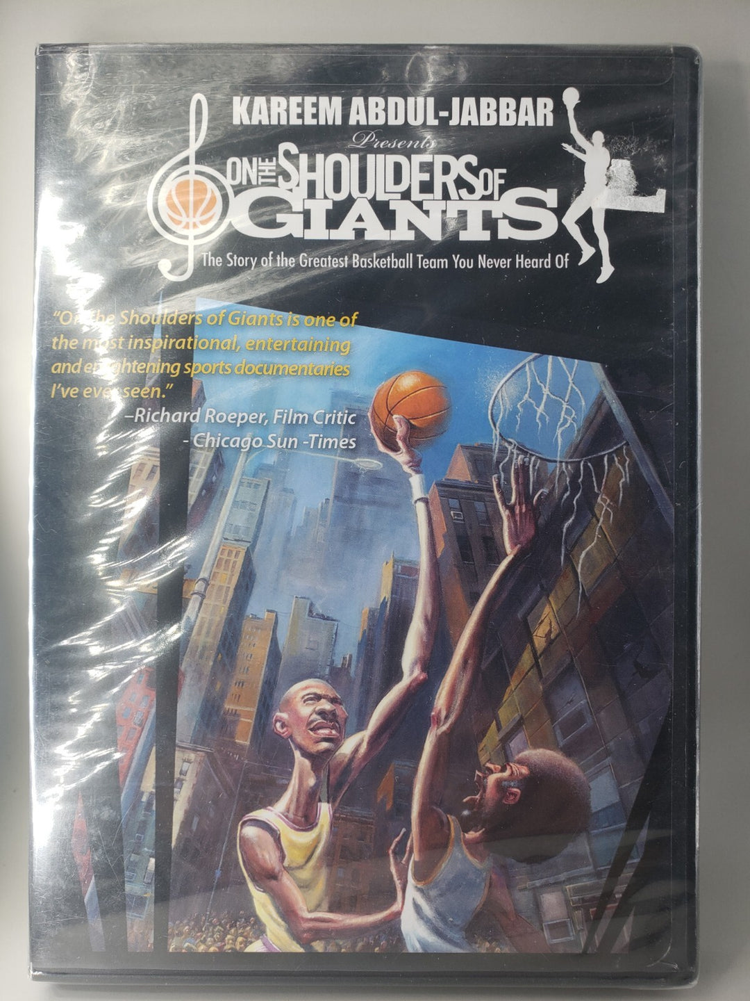 New Sealed Kareem Abdul Jabbar On the Shoulders of Giants (DVD) Free Shipping