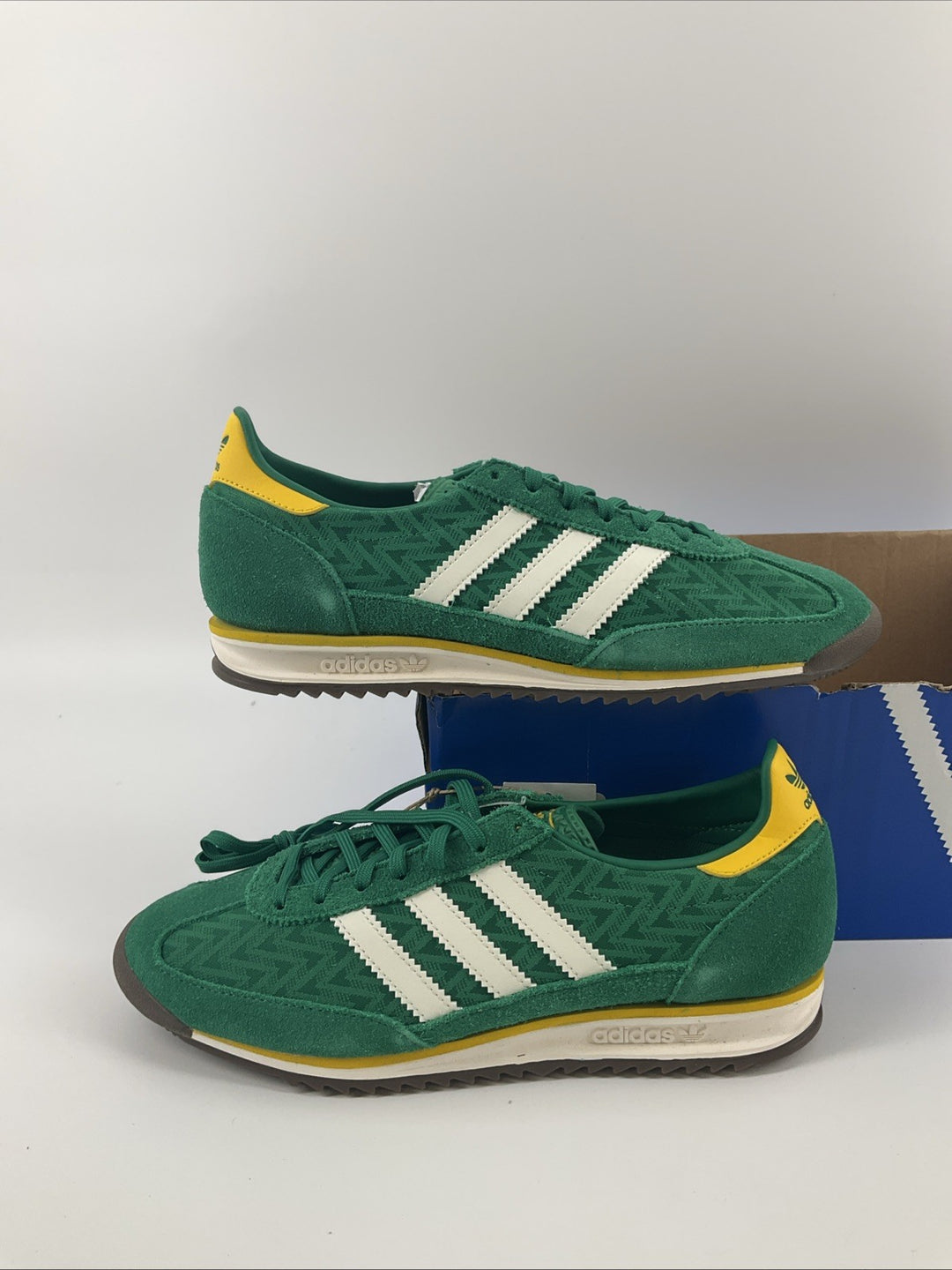 New  Size 9 Women’s Adidas SL 72 OG Green Yellow White IH9172