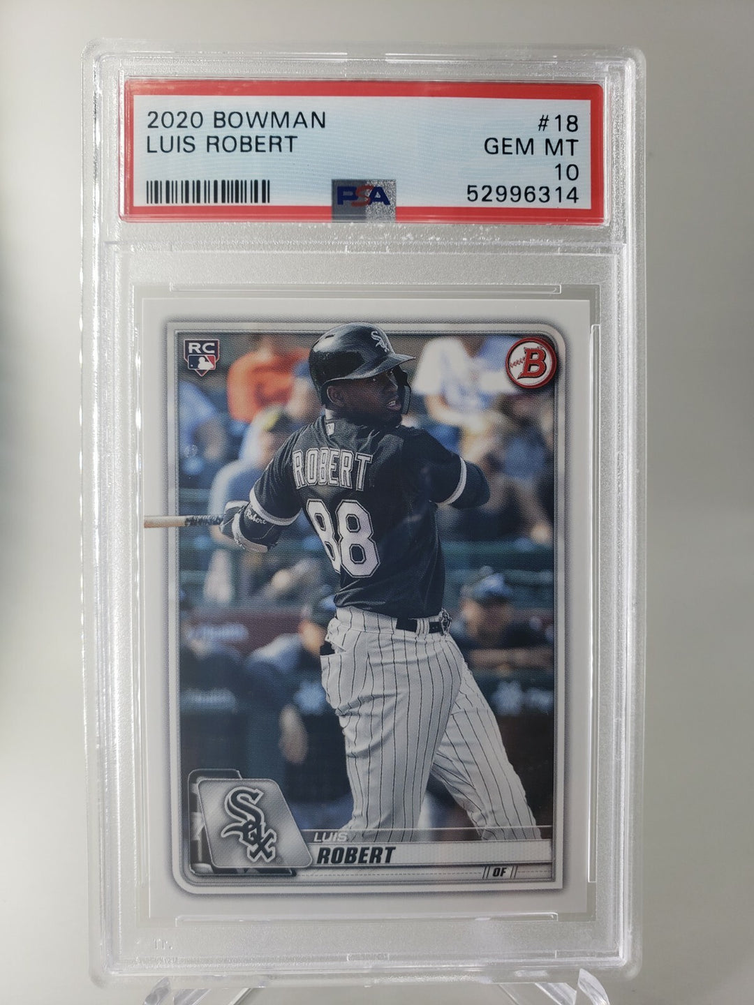 LUIS ROBERT 2020 Bowman #18 Rookie PSA 10 Gem Mint Chicago White Sox 
