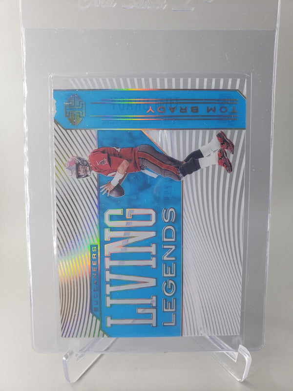 Tom Brady 2020 Illusions Living Legends Acetate Blue Parallel /299 Buccaneers