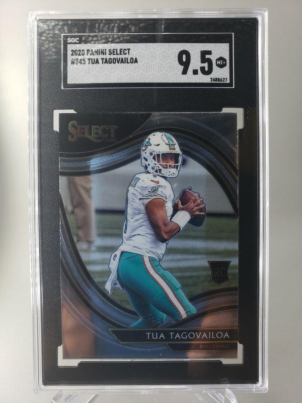 TUA TAGOVAILOA 2020-21 Panini Select  Field Level SGC 9.5 Rookie Dolphins #345