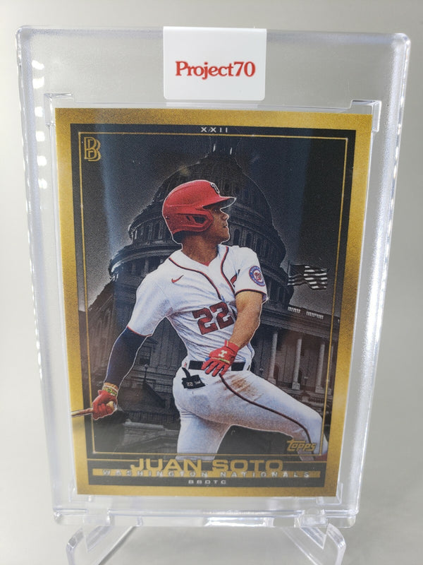 2021 Topps Project 70 1998 Juan Soto Ben Baller Card #811 Washington Nationals